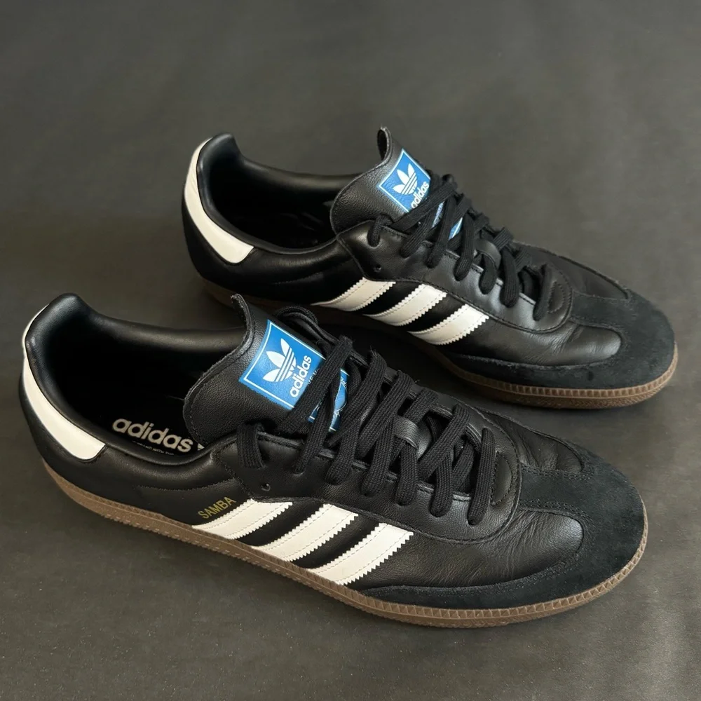 Adidas Samba OG Shoes Core Black / Cloud White / Gum Size 12 Men - Picture 5 of 12